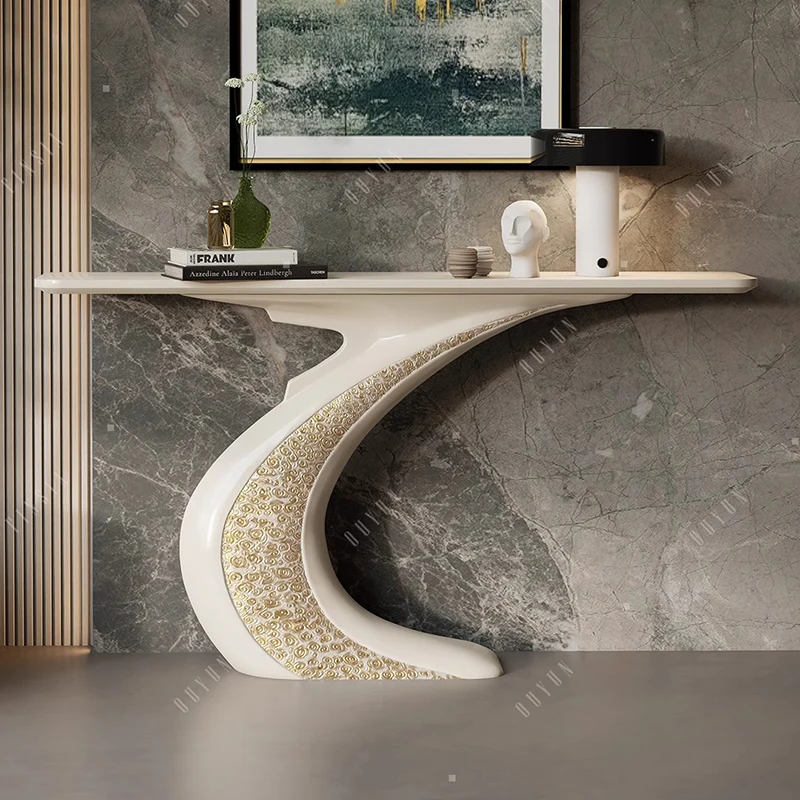 

Modern Style Entryways Table Simple Design Exquisite Glamour Console Table Trendy Luxury Tisch Wohnzimmer Living Room Furniture