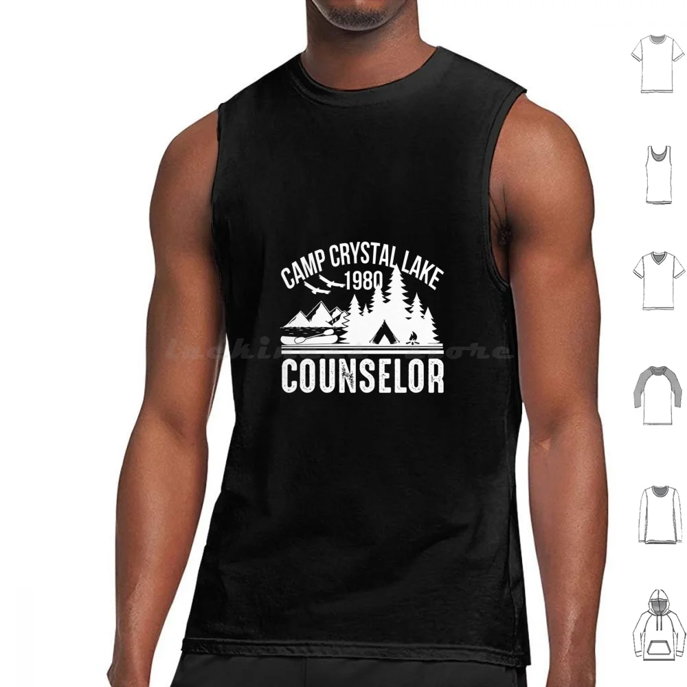 Camp Crystal Lake Counselor Tank Tops Vest Sleeveless Crystal Lake Friday The Thirteenth Jason Jason Make Horror