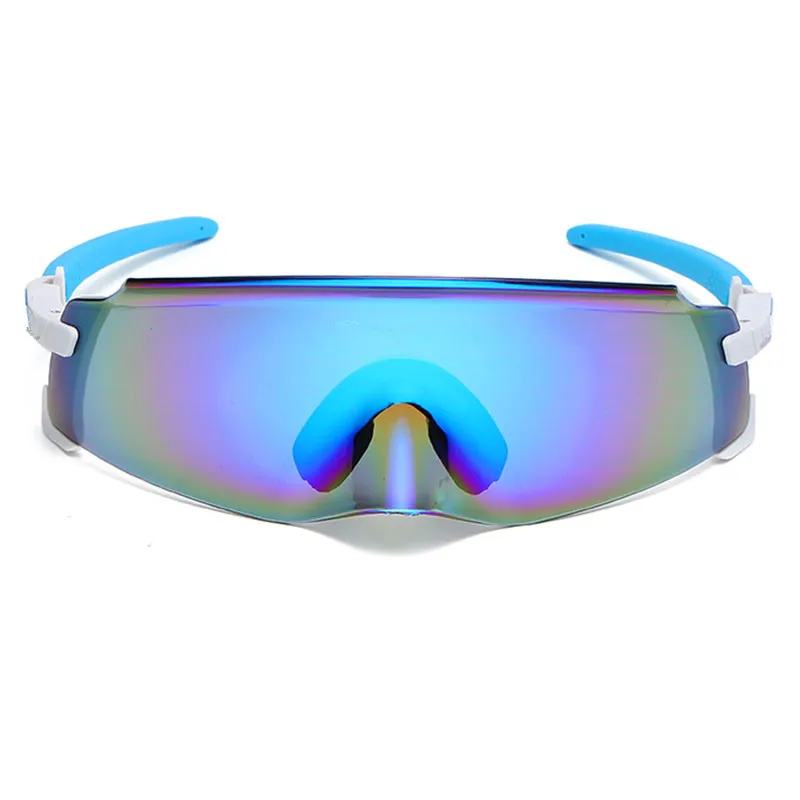 Vintage Half Frame Spiegel Zonnebril Mannen Vrouwen Merk Rijden Sport Goggle Ontwerp Oversized Zonnebril Man Bestuurdersbrillen