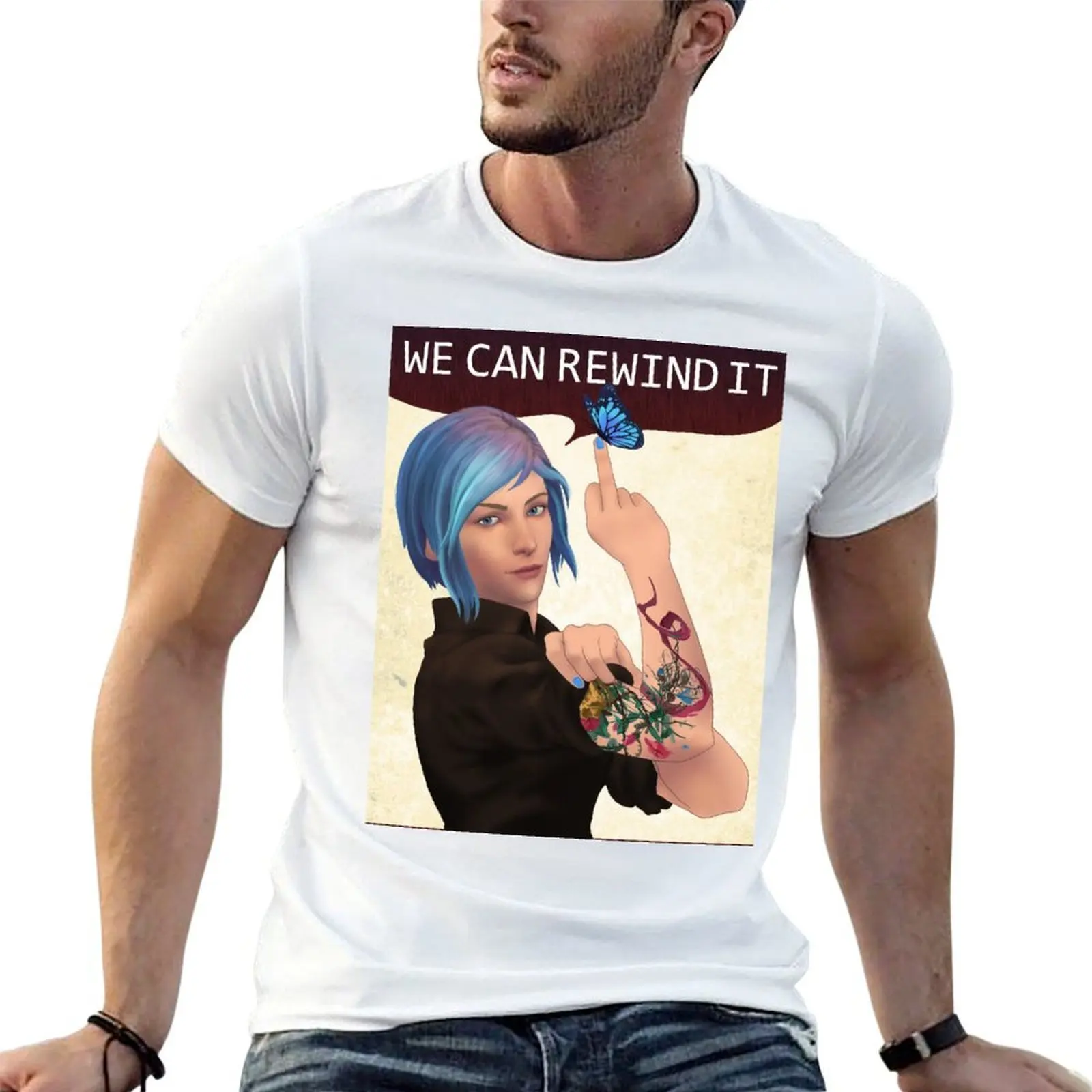 WE CAN REWIND IT T-Shirt tees custom shirt men tshirt