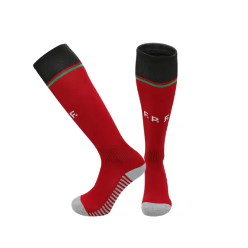 

Футбольные носки для взрослых и детей, европейские размеры 24-27, утолщенные, с махровой подкладкой, для тренировок и матчей, Португалия, Мексика, сезонные, 26-27