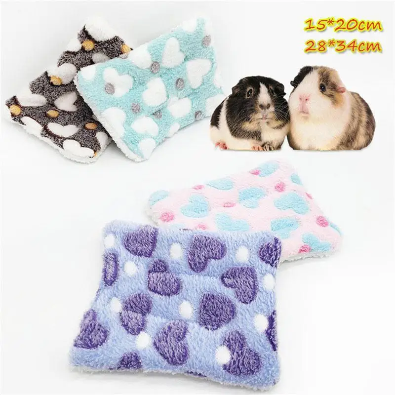 Nest Accessories Small Animal Chinchilla Cushion Squirrel Hedgehog Soft Rug Bed Mat Guinea Pig Hamster Bed House Nest Cage