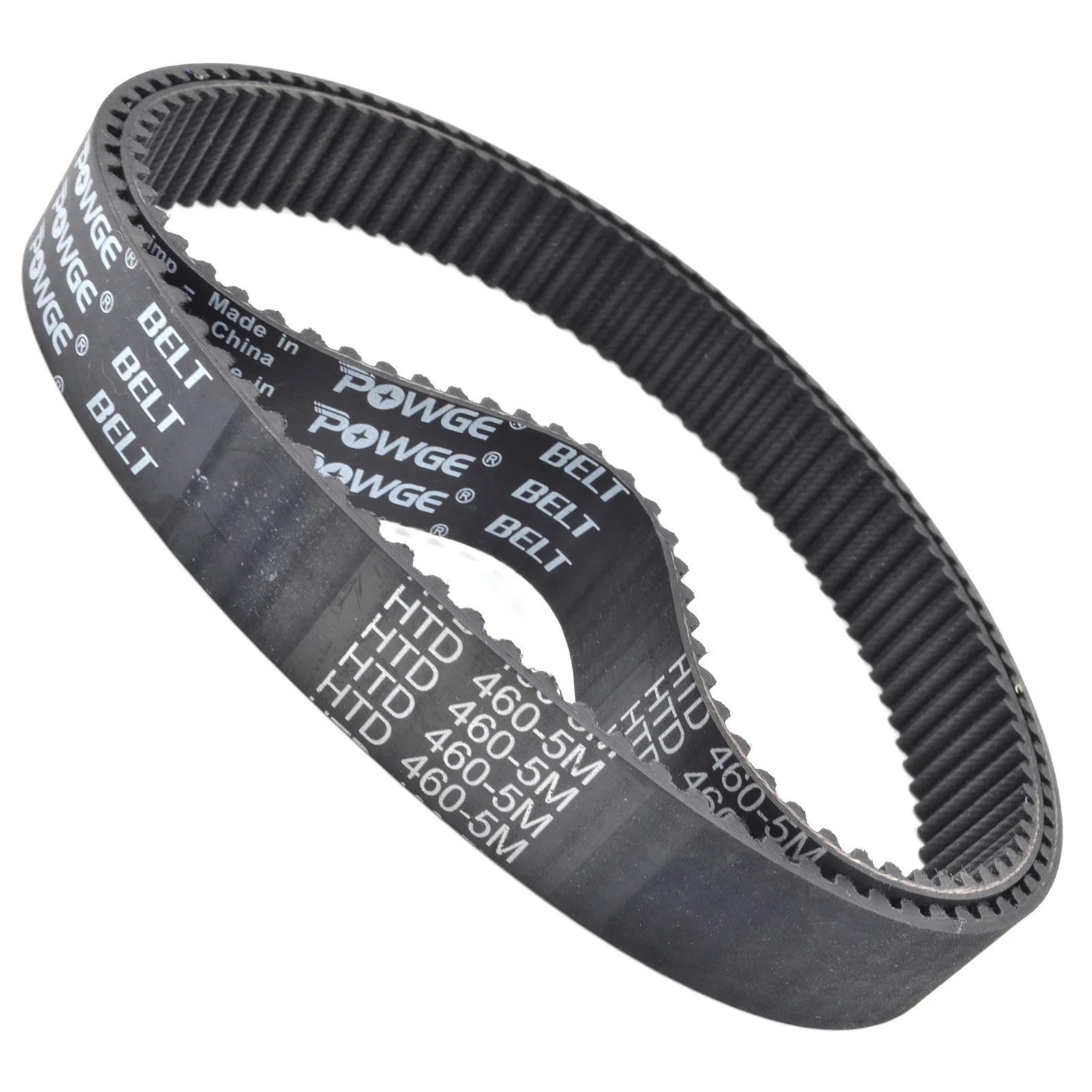 POWGE HTD 5M Timing belt Lp=430 435 440 445 450 455 460 465 470 475 480 485 490 495 500 505 510 515 Width 9-30mm HTD5M Rubber