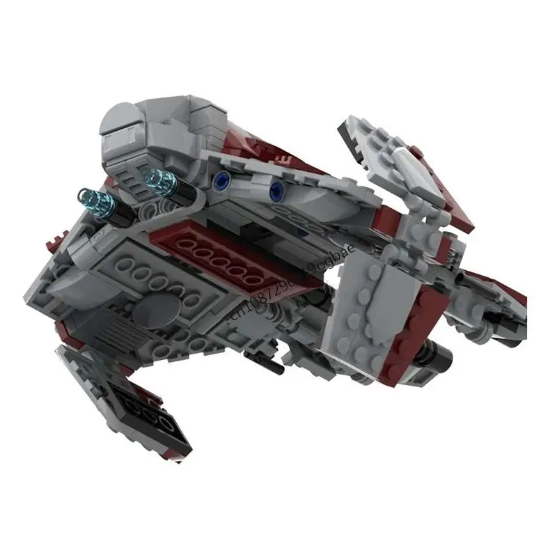 Nowy zestaw 258 elementów, słynny model z filmu o bitwach między gwiazdami, Moc Eta-2 Actis Interceptor, kreatywne pomysły DIY, zabawka dla dzieci, prezent urodzinowy, klocki konstrukcyjne.