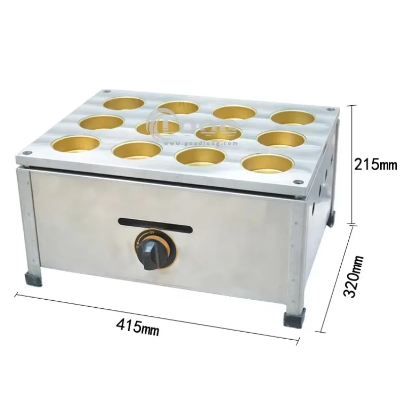 Food utensils Factory Supp Kitchen Equipment Japanese Red Bean Cake Maker Copper Holds Obanyaki hine Type