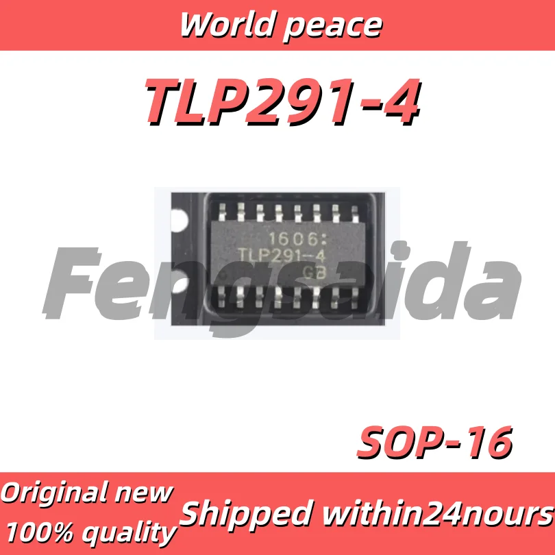 (1-10pcs)100% Brand New Original TLP291-4GB SOP-16 SMD TLP291-4 Optocoupler Chip Optical Coupler