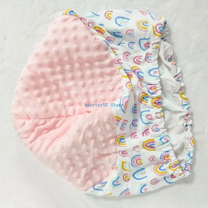 Y4UD غطاء مقاعد تدريب ناعم وقابل للتنفس لمقاعد سلامة الأطفال من بامبو غطاء سهل التنظيف للاستحمام أو أعياد الميلاد #4