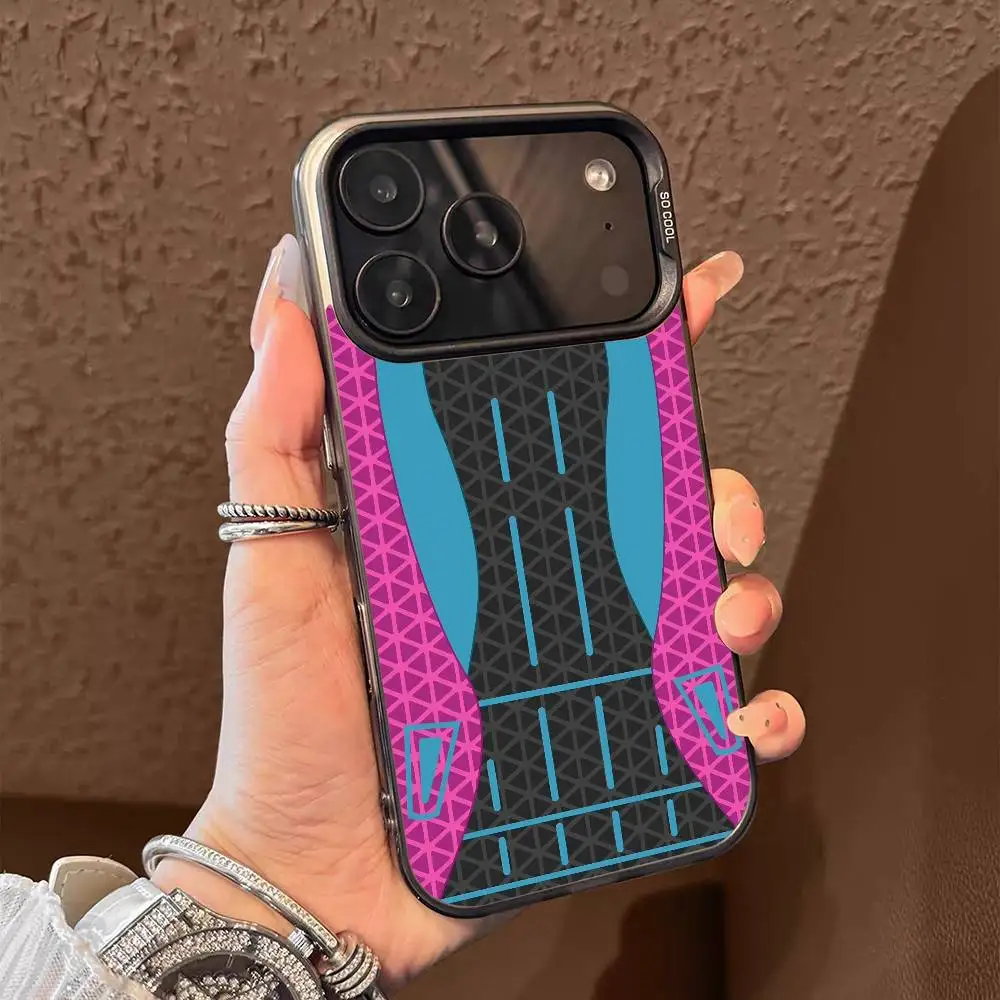 CS 2 Csgo حافظة هاتف جلدية لهاتف آيفون 17 16 15 14 13 12 11 Pro Max Air متعدد الألوان ماتي ليزر معدني أورورا فوندا