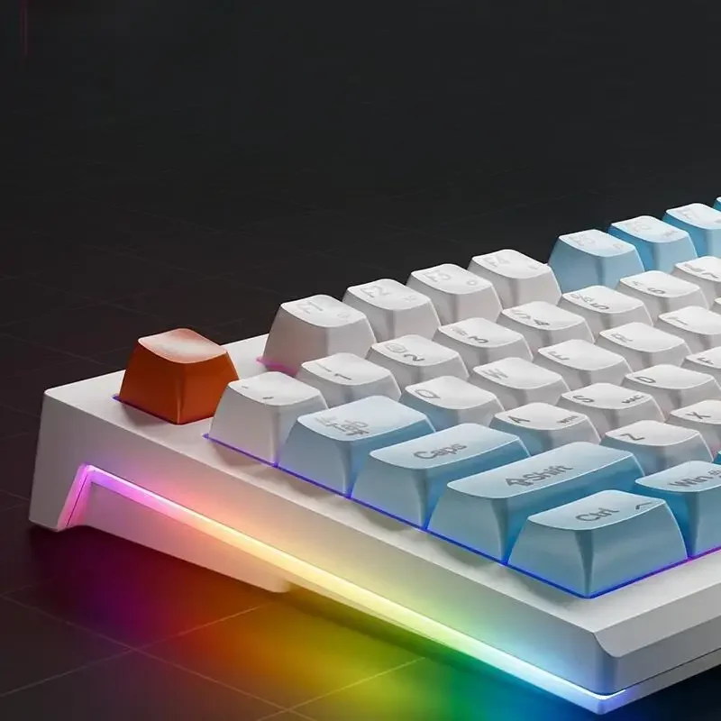 EWEADN V87 Wireless Mechanical Keyboard Mouse Combo Dual Mode Bluetooth 5.0/2.4G Laptop Office Gaming Compatible Multiple Device