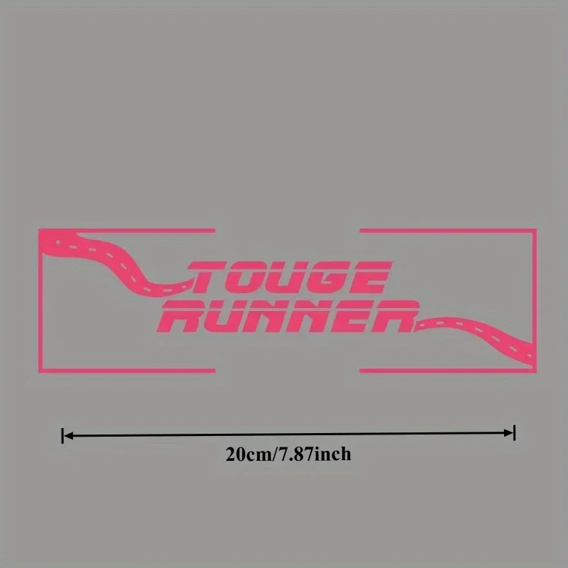 1PC 패셔너블한 '투게 러너 드리프트' 자동차 스티커, 레이싱 데칼, 자동차에 레이싱 스타일을 더하기에 이상적