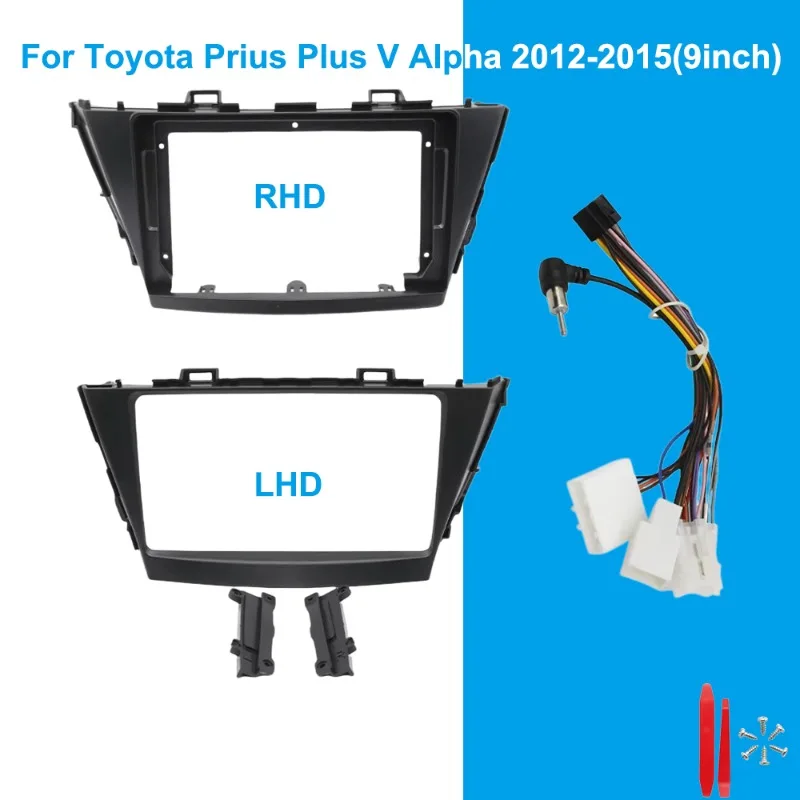 

Для TOYOTA 2013 PRIUS 9 дюймов автомобильный радиоприемник Android стерео DVD жгут аудио экраны аксессуары GPS play 58 кабели жгут рамка