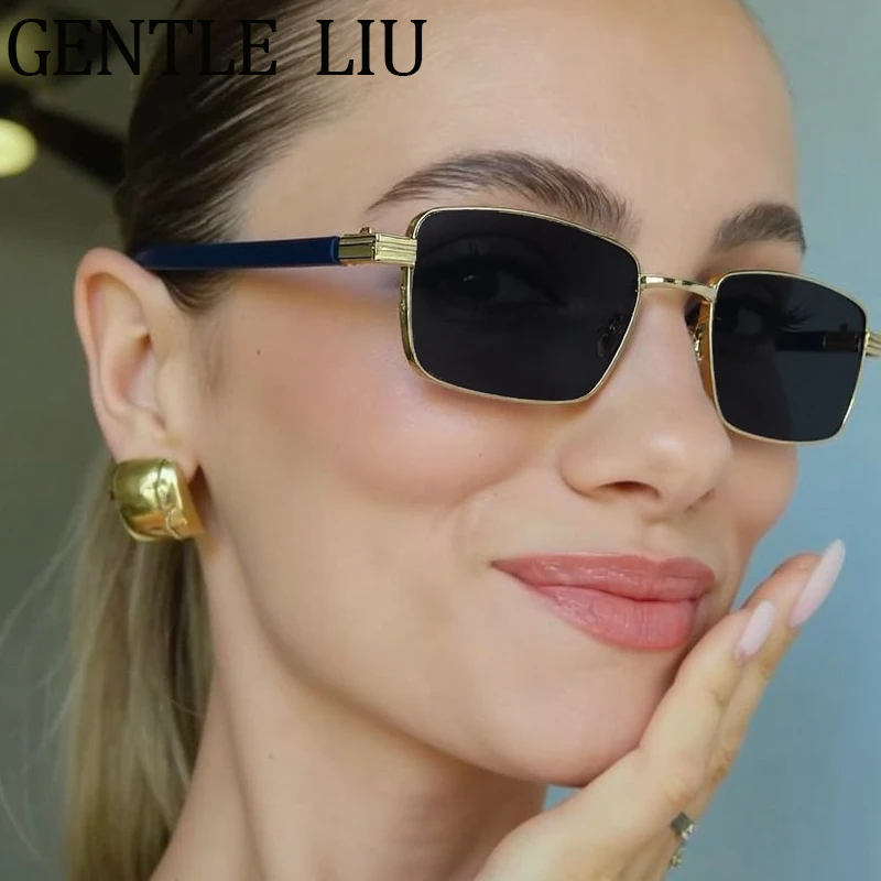 

Small Frame Steampunk Sunglasses Women 2025 Luxury Brand Vintage Punk Square Sun Glasses Driving Outdoor Eyewear UV400 Shades