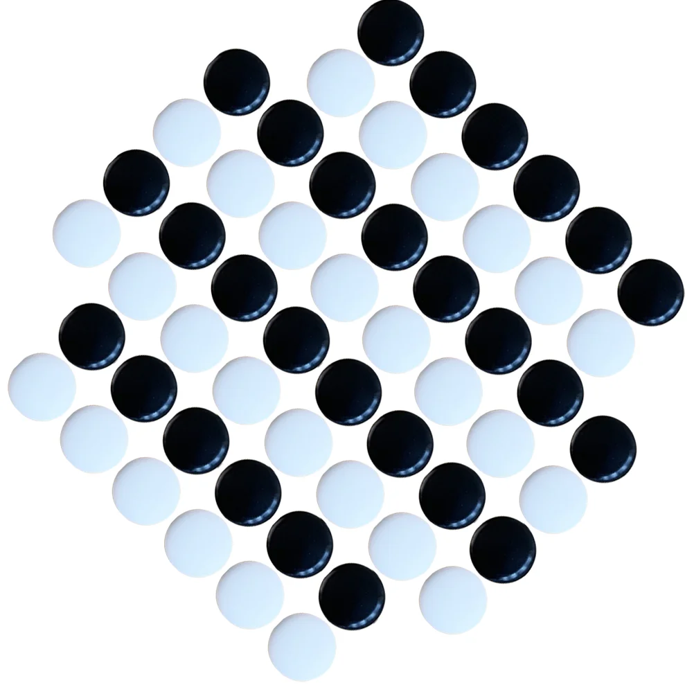 360 Pcs Go Chess Supply Double-sided Convex Pieces Small Craft Stones Accessories Board Game