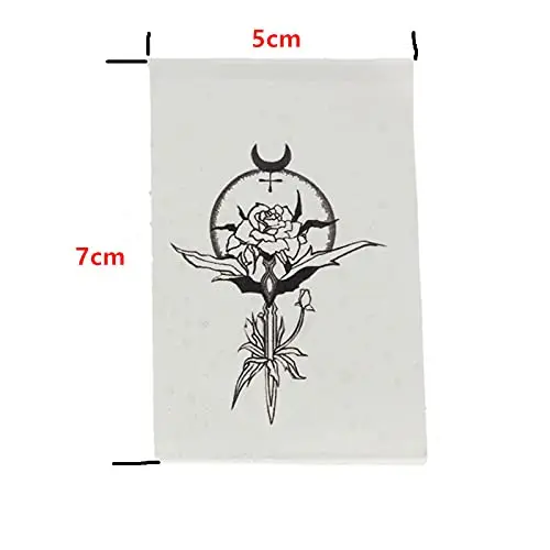 Daniela Dimitrescu Cosplay Tattoo Lady Dimitrescu Daughter Cosplay Temporary Sticker Waterproof