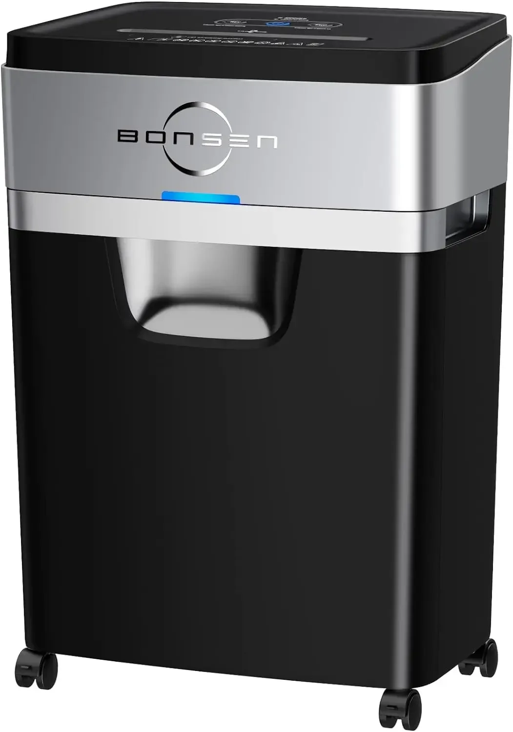 BONSEN Paper Shredder, 20-Sheet 60 Mins Nonstop Heavy Duty Paper Shredder for Office, 60dB Ultra Quiet Cross-Cut Shredder