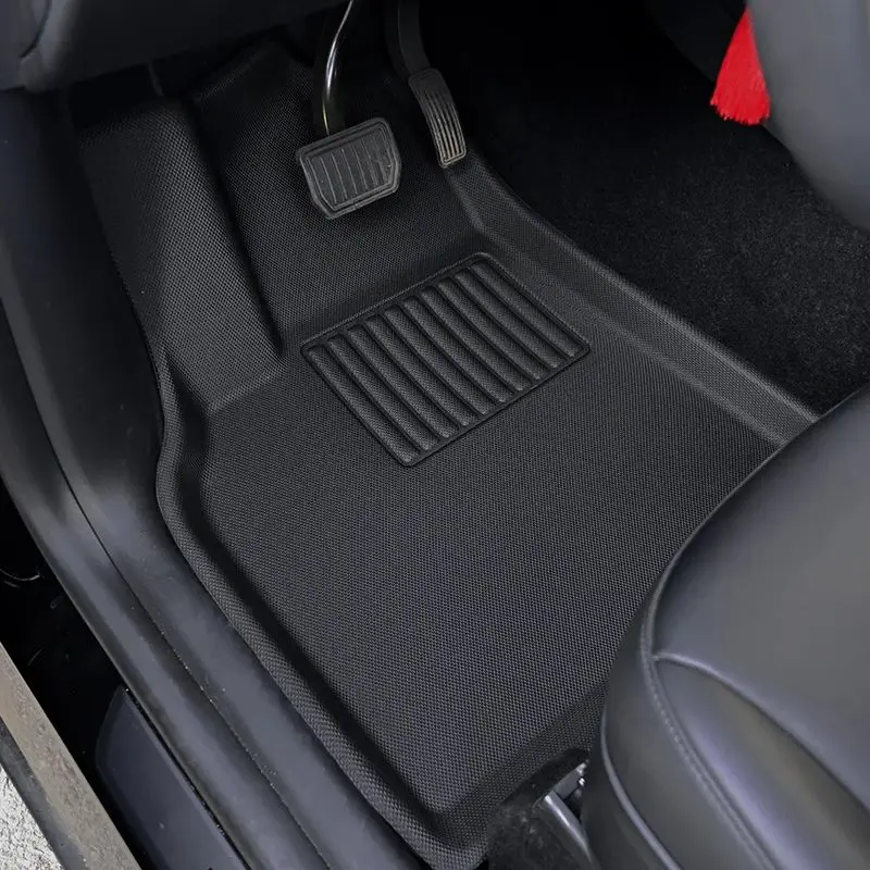 NovaAcc Trunk Mat For Tesla Y 3 2024 Highland Cargo Liner Left Right Rudder Floor Mats All-Weather RHD LHD Rear Trunk Mats