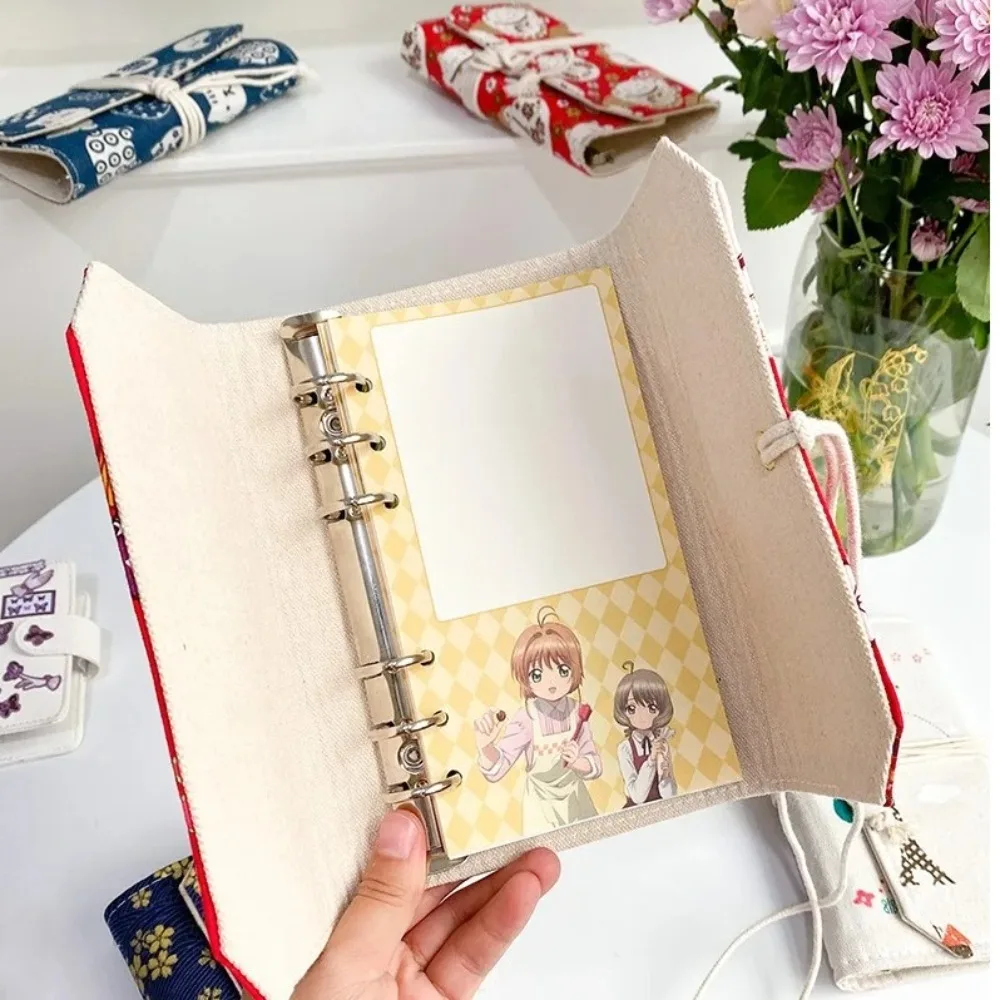 Loose Leather Binder Notebook Cover, Papelaria Escola, Diário Notepad, Gato, Novo, A6