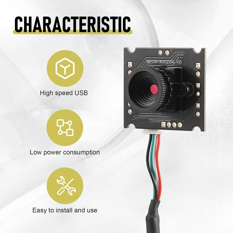 USB Camera Module OV9726 CMOS 1MP 50 Degree Lens USB IP Camera Module For Window Android And Linux System