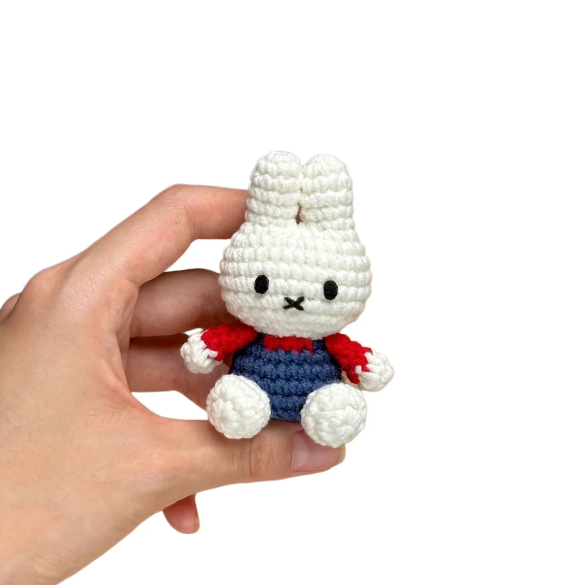 Handwork Crochet Hook Knitting Wool Weave Diy Miffy  Material Pendent Ornament Trailer Doll Lovable Key Rings Lovely Cute Kawaii