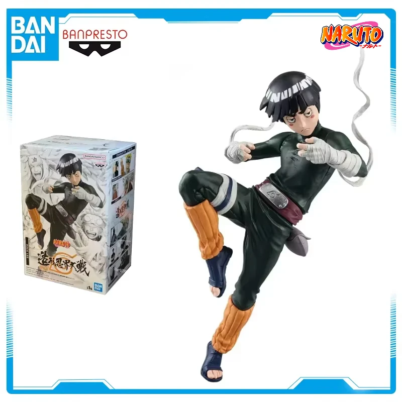 In Stock Bandai Optical Factory Scenery FIGURE COLOSSEUM Series Rock Lee Animation Action Figures Model Toys Gift Collection WY