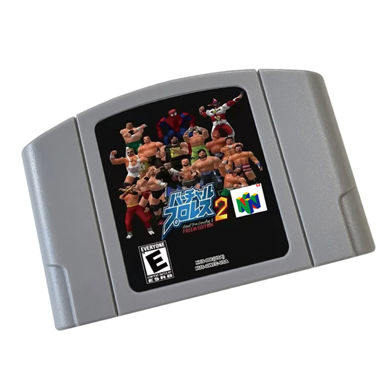 Virtual-Pro-Wrestling-2-freem-Edition Video Game Cartridge US Version For N64 Game Console