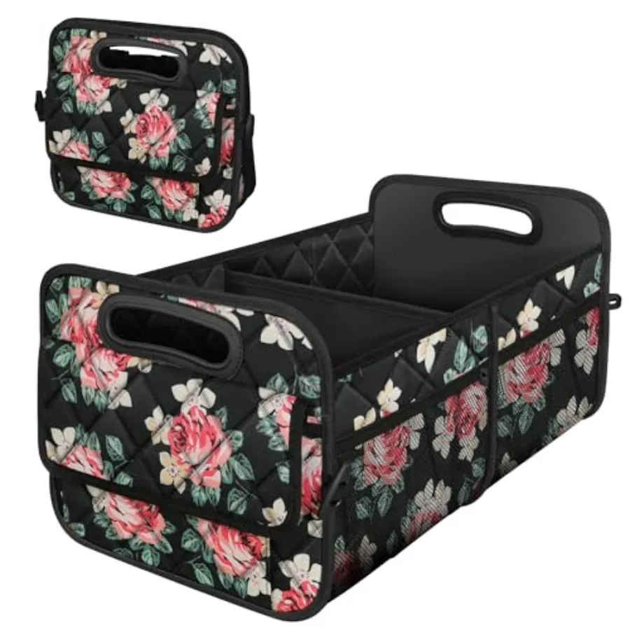 

Car Trunk Organizer for SUV Car Organizers and Storage with 6 Pocket Car Accessories for Women/Men 50L Waterproof Polyester Tru