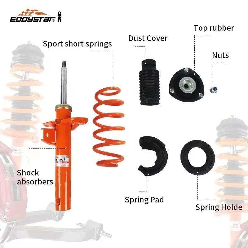 EDDYSTAR Factory wholesale price car suspension system shock absorber for Bora MQB 1.5L C52 2019-2022 years