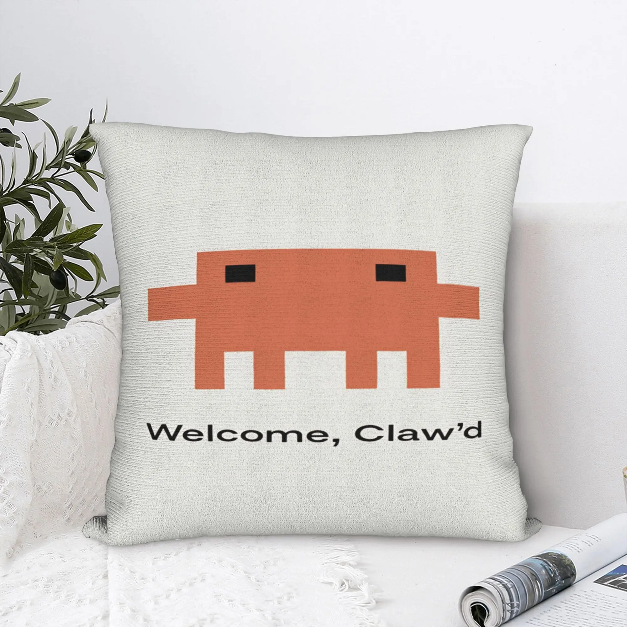 Code This Claude Pillow Case  Cute Funny Pillow Cover Soft Pillowcases For Sofa Home Decor