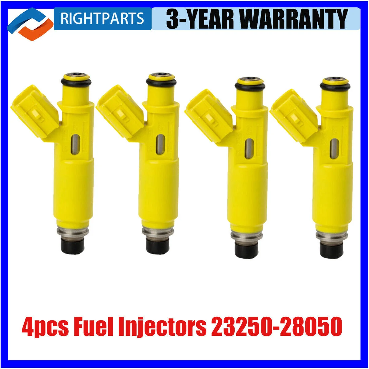 

4pcs 23250-28050 Fuel Injectors For Toyota RAV4 2.0L 2001 2002 2003 2325028050 23209-28050 23250-0H010 FJ452 FJ639 842-12266