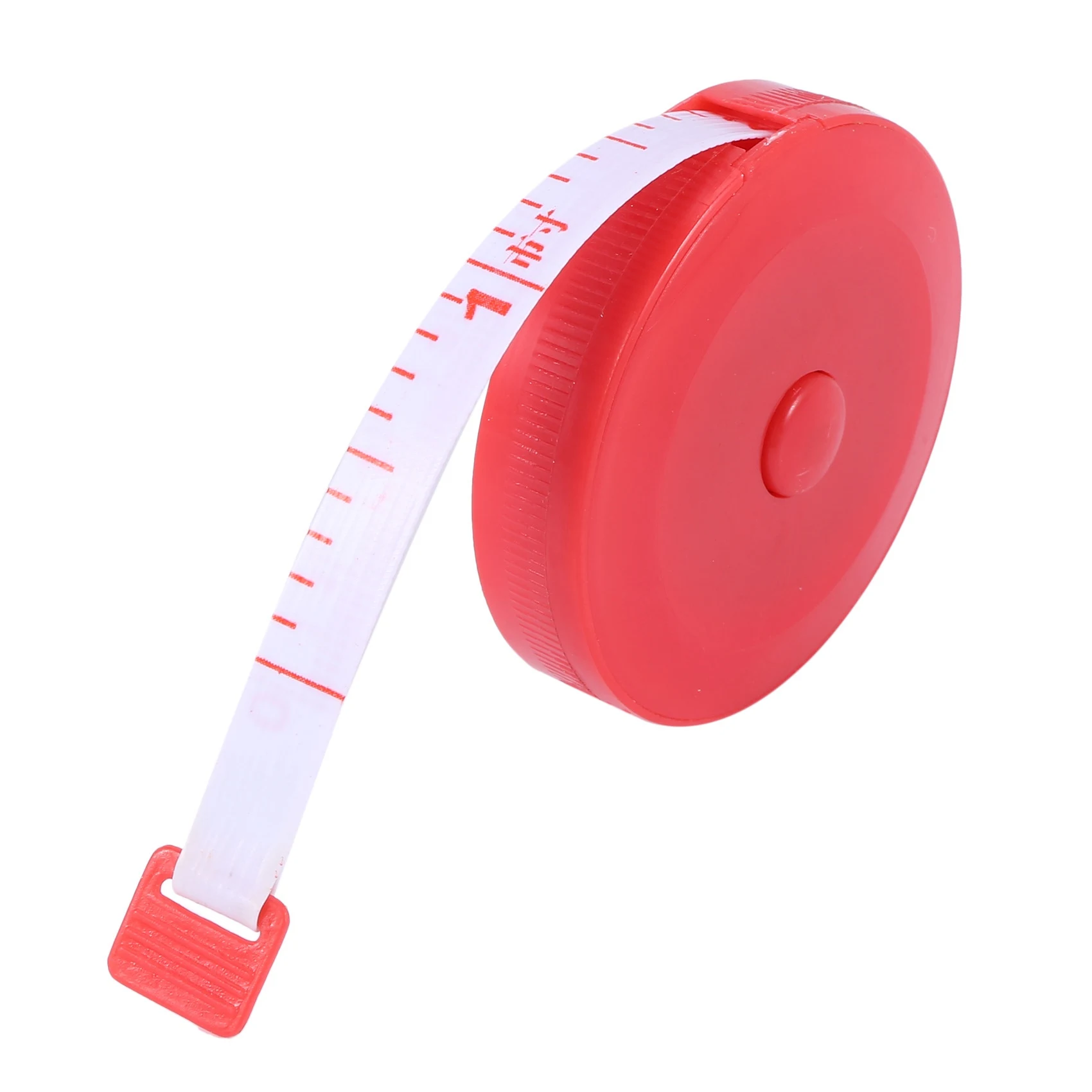 Tailor Sewing Retractable Ruler Tape Measure Red 1.5M/60"