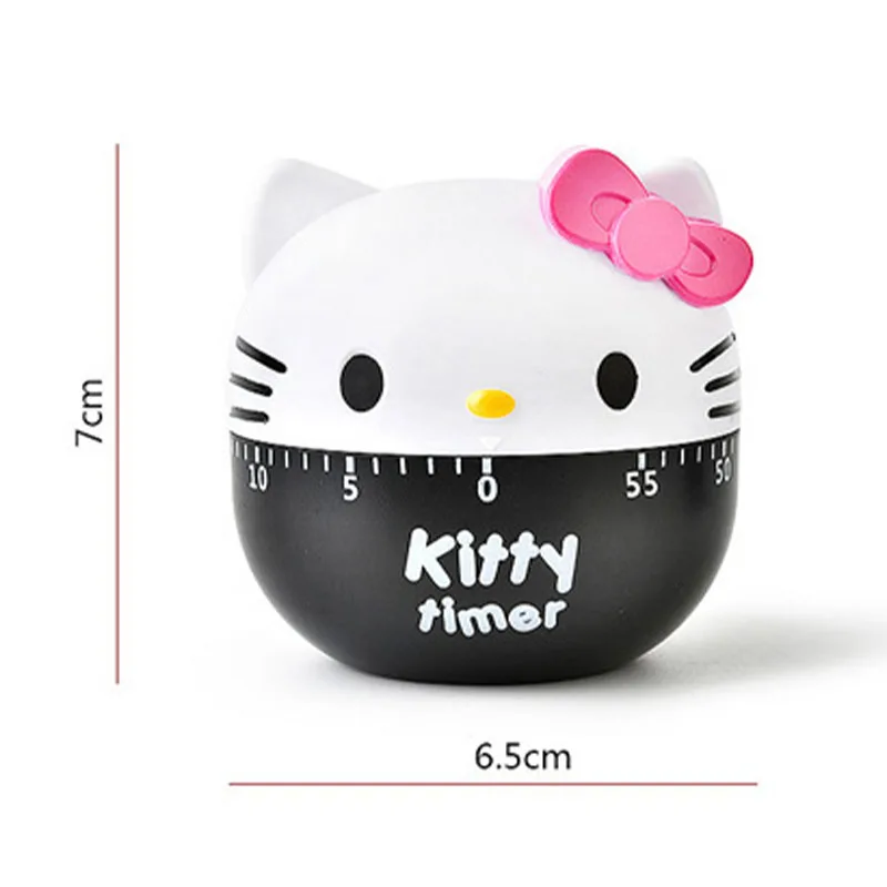 Kawaii Hello Kitty Sanrio таймер мультфильм студент обучение рабочу напоминание милый аниме кухня домашний таймер для приготовления пищи подарки для девочек игрушки