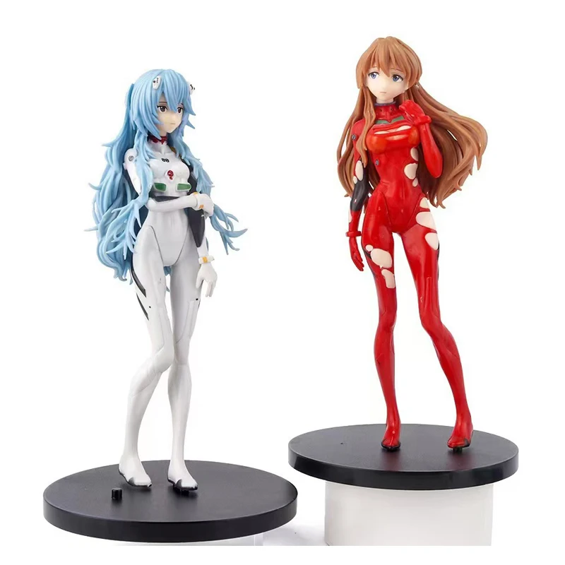 

2026 Anime Toys Doll Neon Genesis Evangelion Eva Ayanami Rei Kawaii Figure Pvc Model Collect Ornaments Teen Gifts