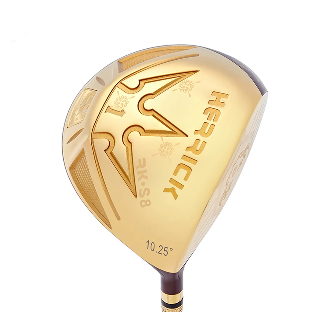 

2025 Factory Wholesale Custom logo Steel Shaft Rubber Grip Professional CNC Milled Right-handed Ladies Mens Golf Clubs Driver
