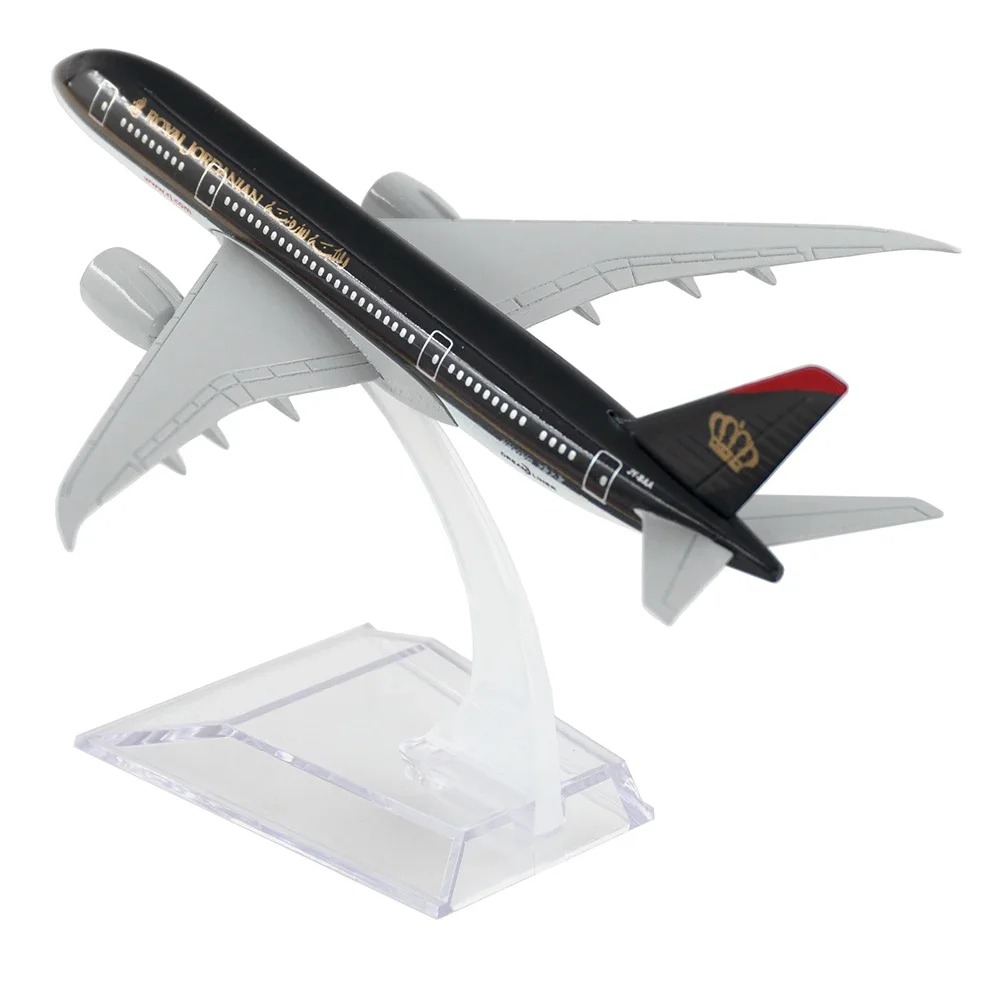 1/400 نموذج طائرة بوينغ 787 الملكي الأردن 14 سنتيمتر المعادن B787 طائرة الأطفال هدية لجمع غرفة الديكور
