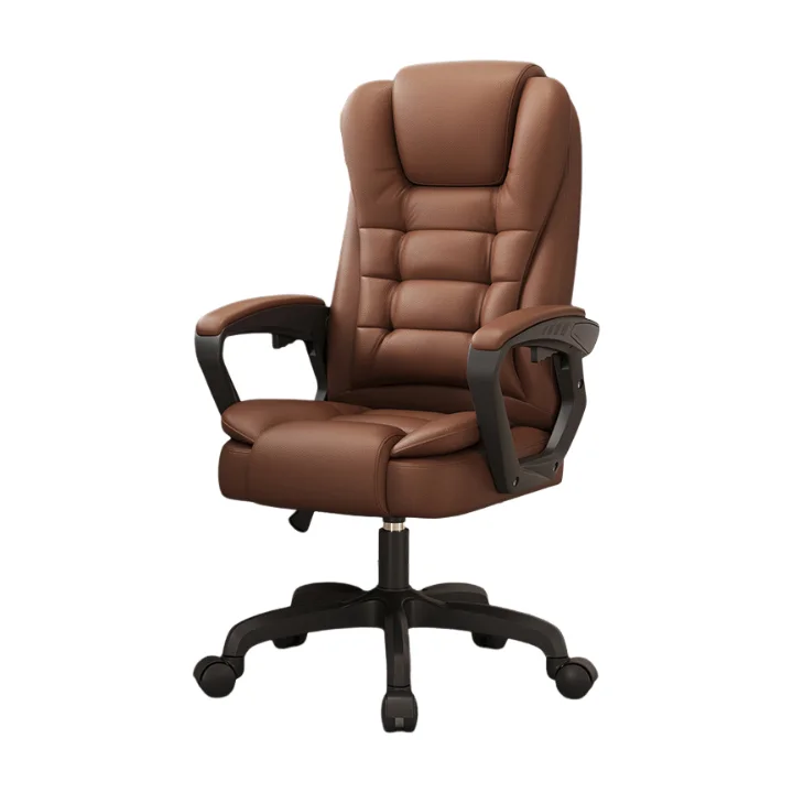 

Executive Leather Ergonomic Office Chair Cheap High Back Revolving Guest Manager Boss Reclining Swivel Chair