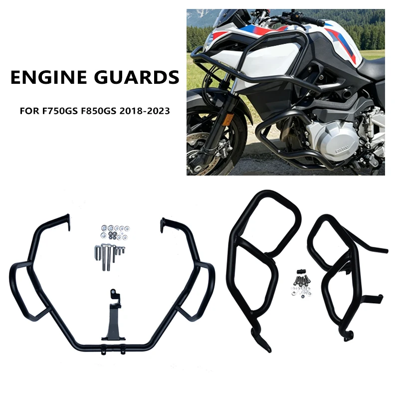 

For BMW F750GS F850GS 2018-2023 Upper&Lower Frame Protector F 750GS F 850GS 2021 2022 Engine Guards Highway Crash Bars