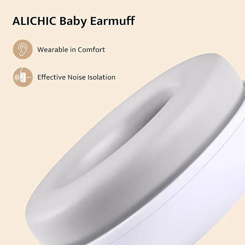 2-in-1 Convertible Design Baby Ear Protection Noise Earmuffs Headphones Toddlers Noise Reduction Hearing Damage Improves Sleep