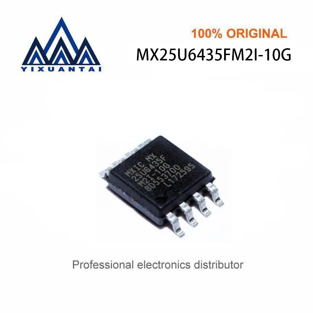 

10pcs/Lot MX25U6435FM2I-10G MX 25U6435F M2I-10G IC FLASH 64MBIT SPI/QUAD 8SOP New