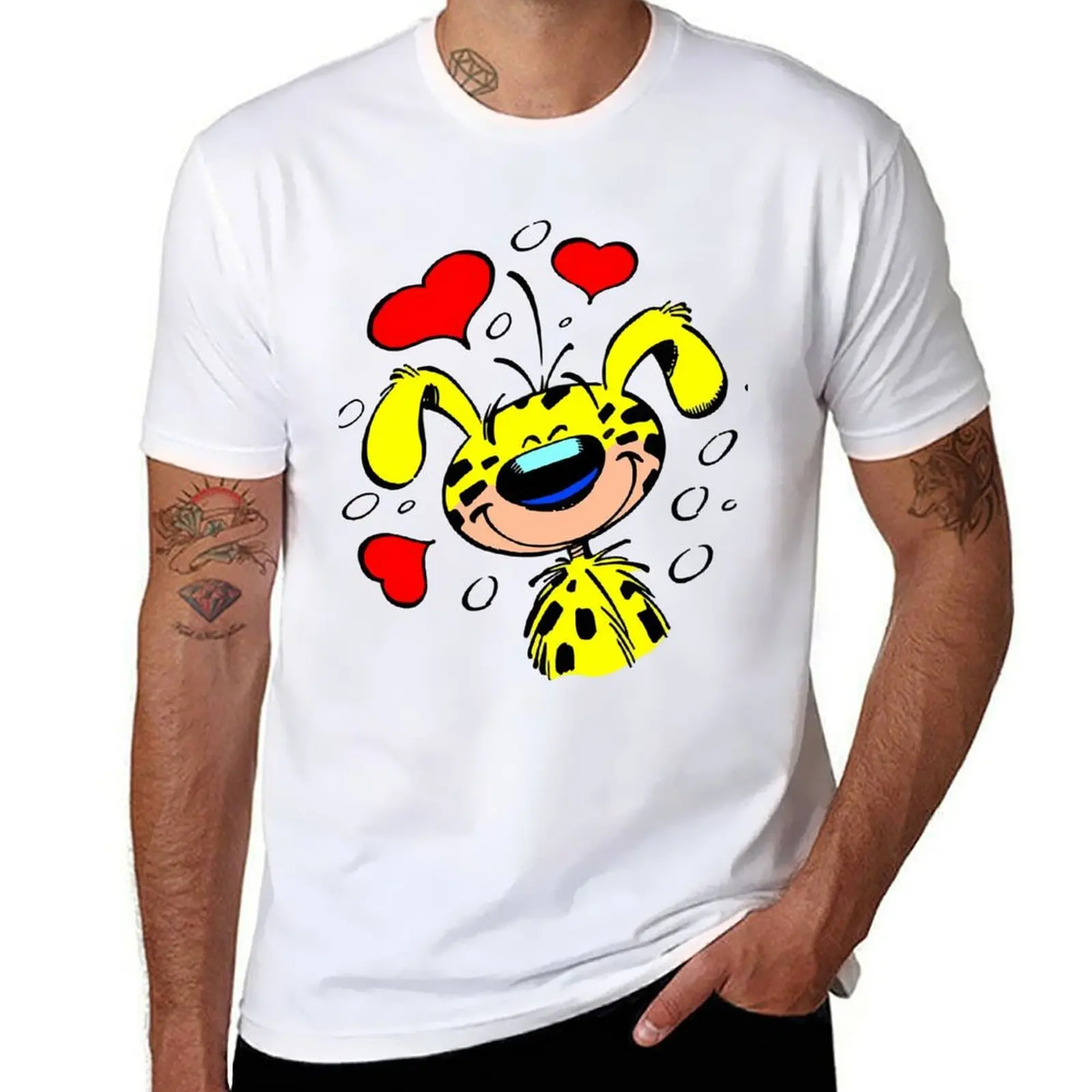 

Music Vintage Retro Belgian Marsupilami Comics Gifts For Movie Fans T-Shirt t shirt for man t shirt man plain T-Shirt