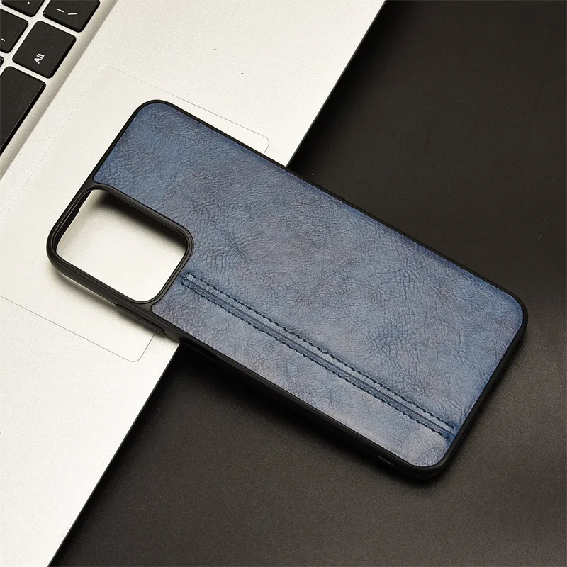 For Motorola Moto G Power 5G 2024 Case Suture Soft Edge PU Leather Hard Phone Cover For Motorola Moto G Power 5G 2024 Case