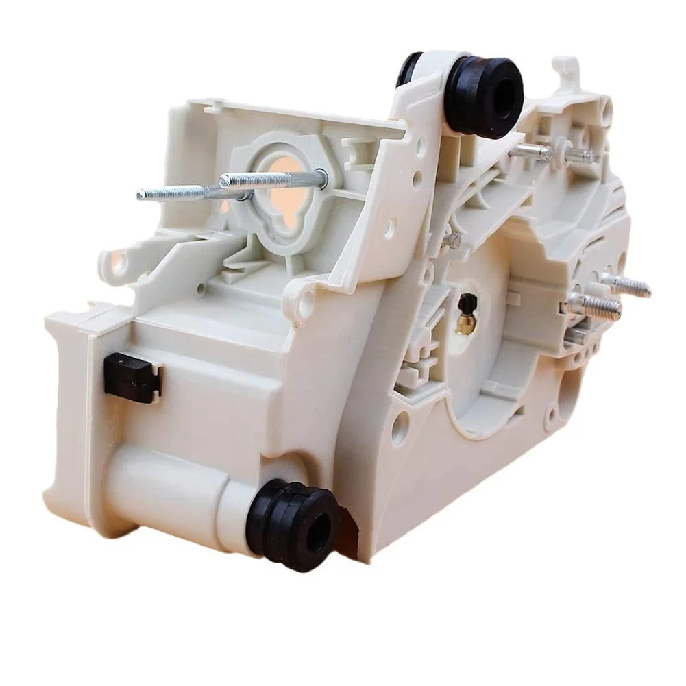 White Crankcase Assembly High-strength Plastic Optimized Design Precise Manufacturing For Heavy Duty Cutting For MS170 Chainsaw