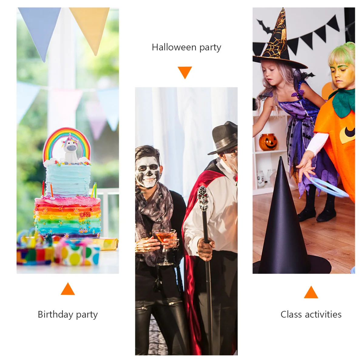 

2Pcs Pumpkin Candy Bucket Halloween Kids Portable Barrel Exquisite Workmanship Large Capacity Bright Colors Candy Collector