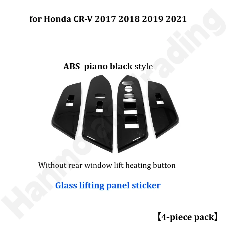 

for Honda CR-V 2017 2018 2019 2021 Interior modification/glass lift protection stickers/decorative accessories