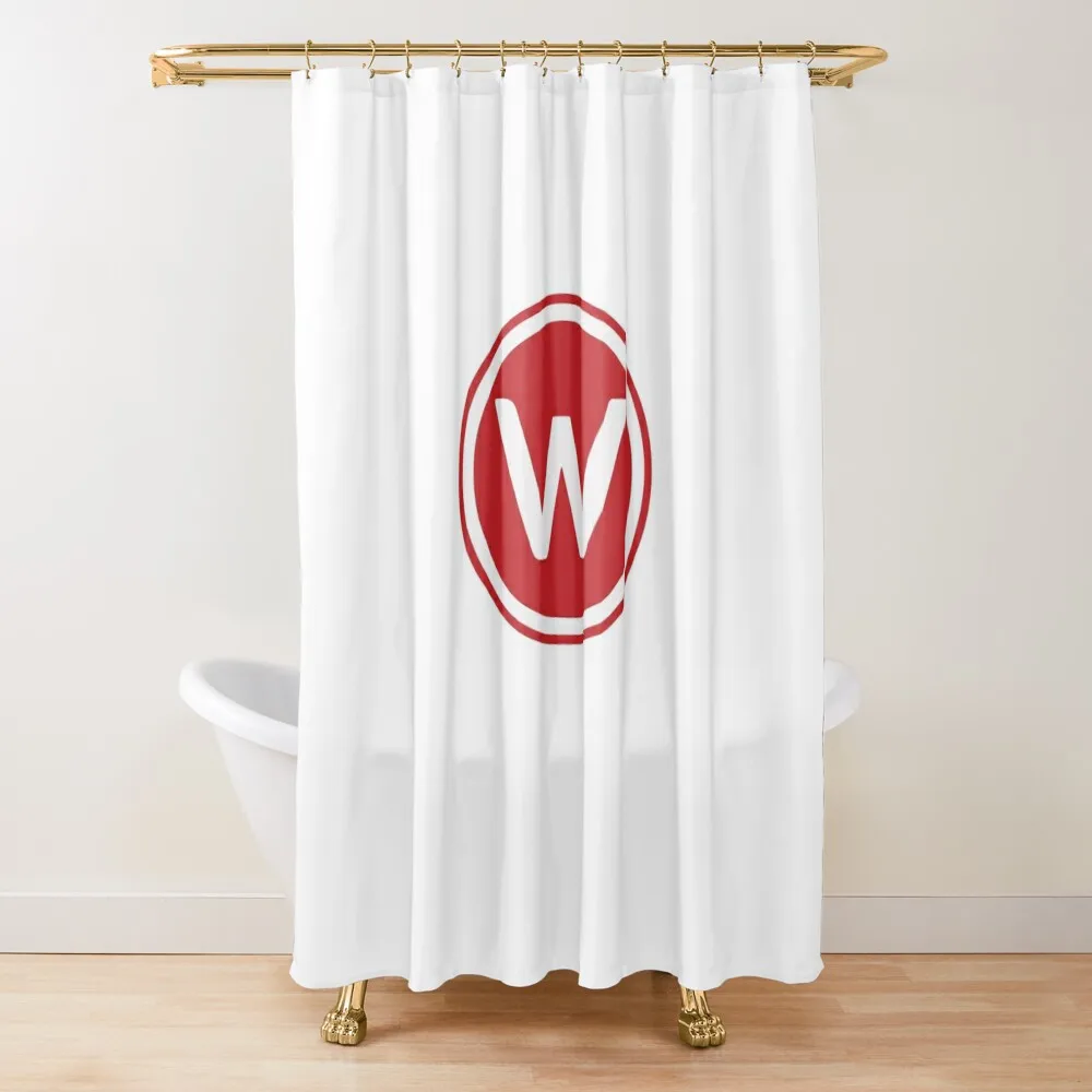 

University of Wisconsin 150th Anniversary Vintage Logo Shower Curtain Shower Waterproof Elegant Bathroom Curtain
