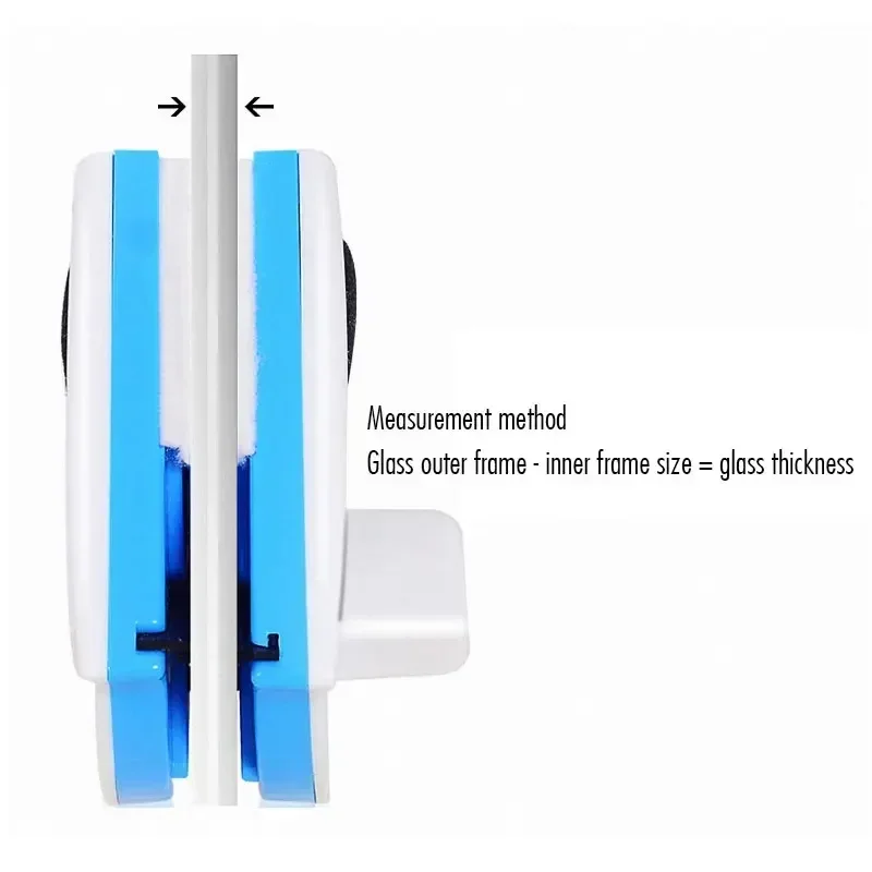 

Powerful Magnetic Window Cleaner Dual Sided for Home High Efficiency Glass Cleaning Durable and Reusable Clean