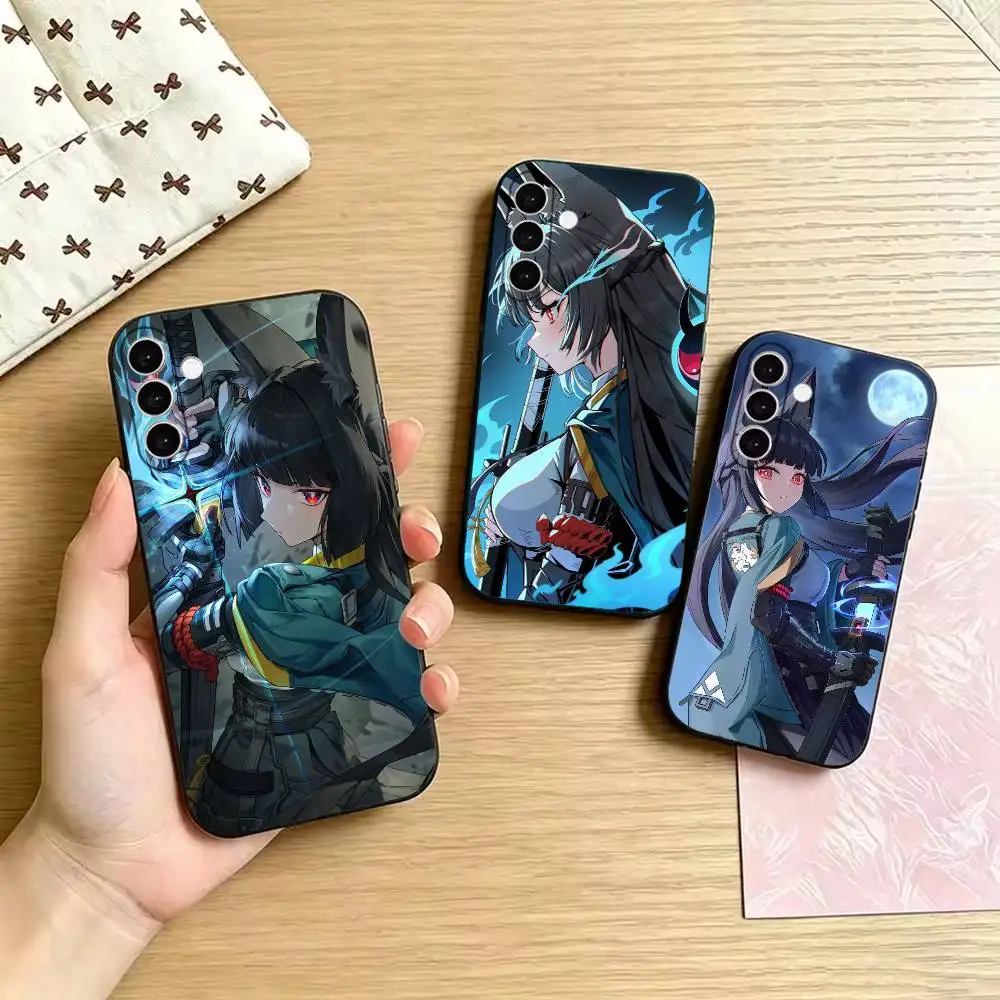 Zenless Zone Zero Vivian Soft Black Cover, Fit for Samsung Galaxy A02S,A12,A22,A32,A42,A52,A21S,A31,A41,A51,A71,A72,A73,A30S
