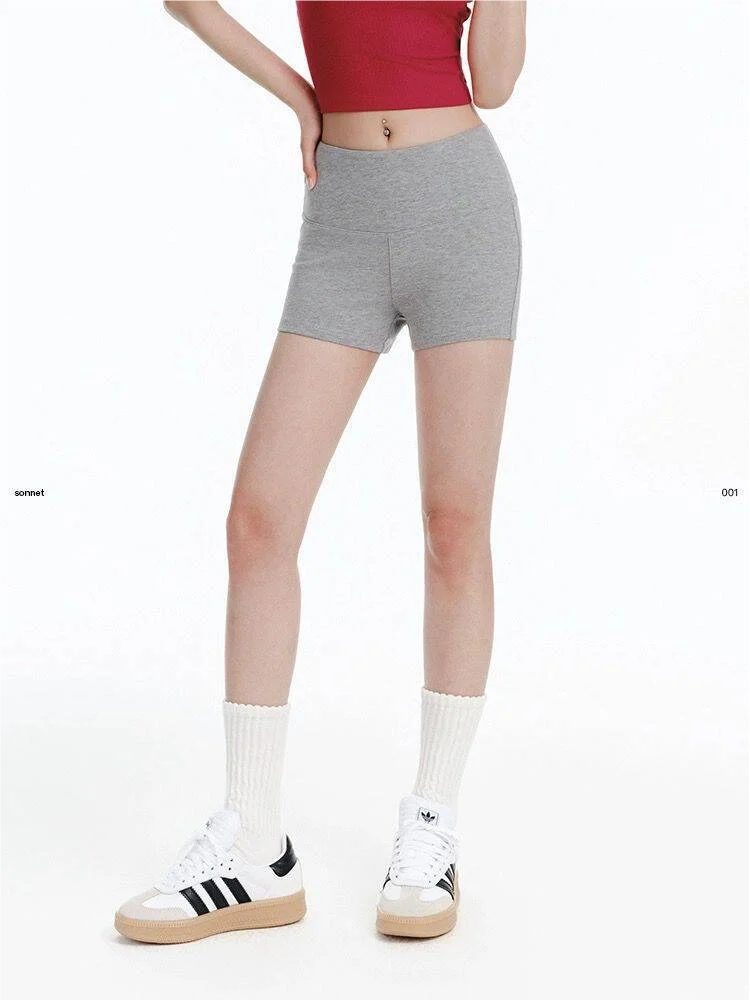 

2024 Summer Casual Shorts Women Low Rise Shorts For Women Black Mini Shorts Knitted Solid Biker Shorts Yoga Buttoms Spandex