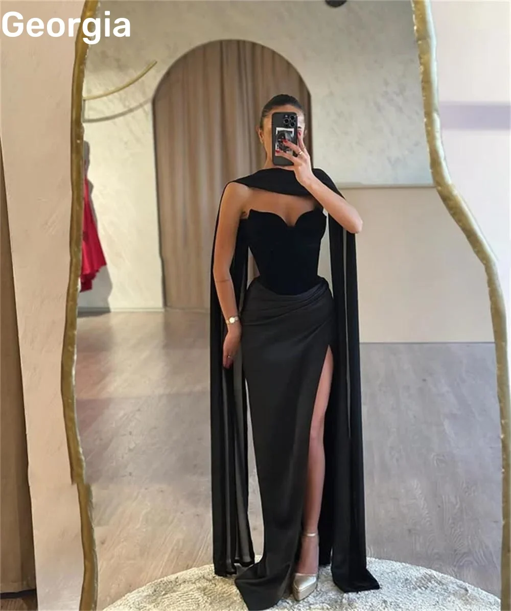 Spersonalizowane فساتين سهره فخمة 2025 Split Sweetheart Floor-Length Prom Dresses Ruffle Zipper Up Sleeveless Luksusowe sukienki wieczorowe