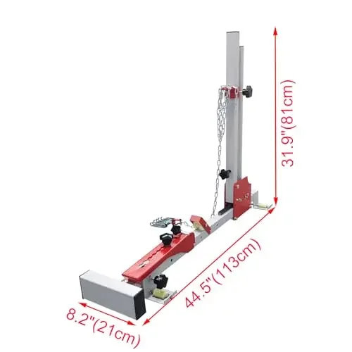 

Height-Adjustable Car Dent Repair Tower With 400kg Pulling Capacity, Multi-Hook System And Safety Lock, 100–800mm Range