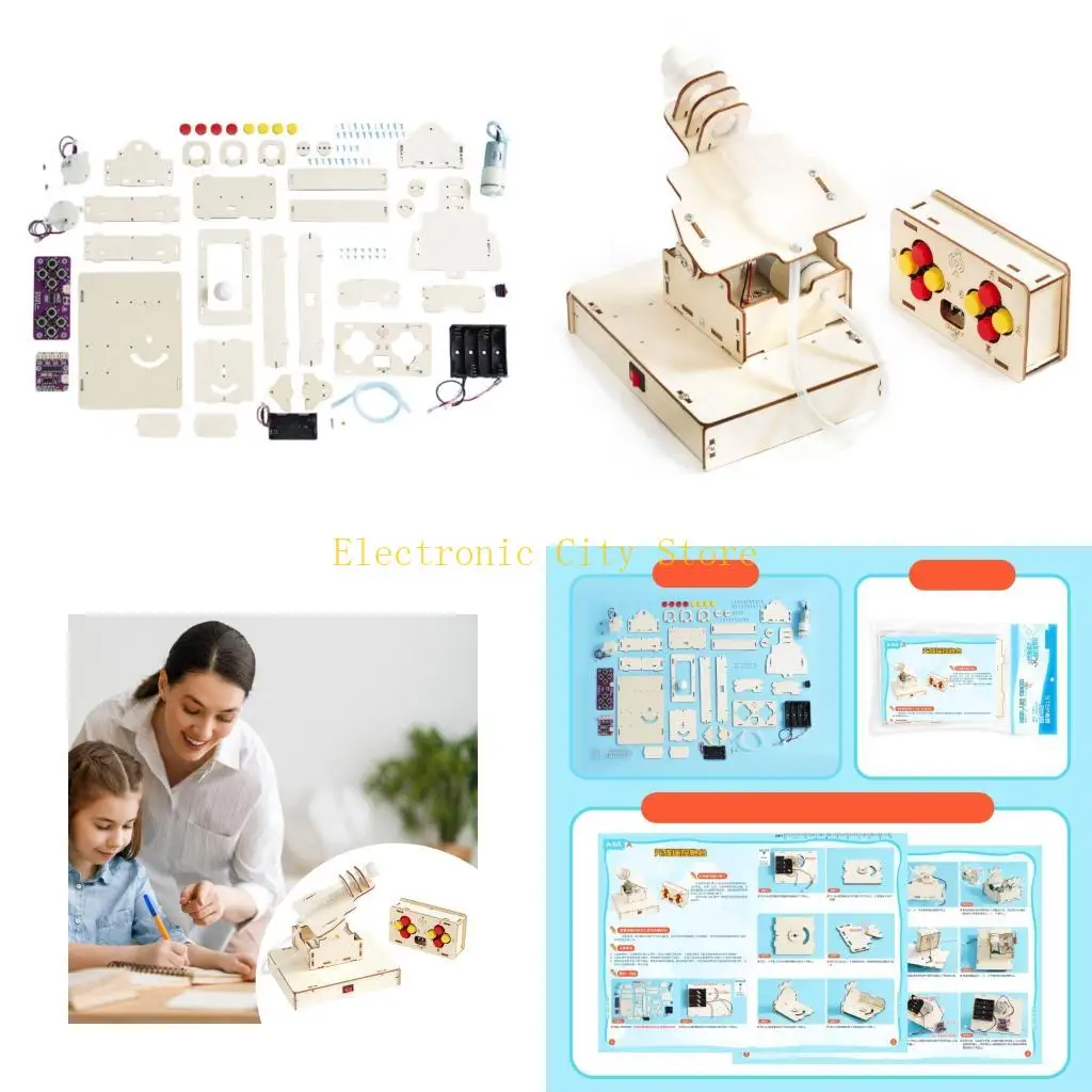 Remote Control Turret Models Kits Science Experiment Kits STEM KIDS Science Toy Hu8d